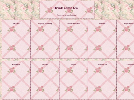 pages/tea screenshot