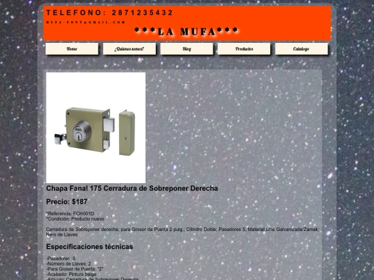 Mufa/blog screenshot