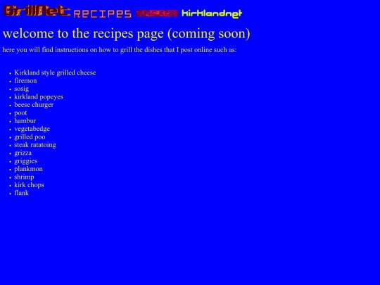 grillnet/recipes screenshot