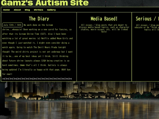 blog screenshot