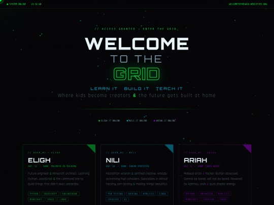 thegrid screenshot