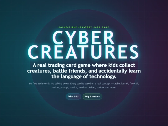 xyvercreaturecardadvertisement screenshot