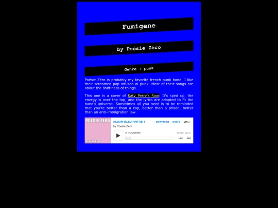 music/reviews/poesie-zero-fumigene screenshot