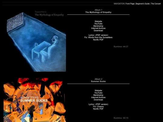 albums screenshot