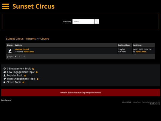 circus/covers screenshot