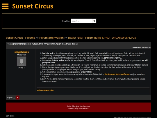 circus/forum-information/read-first-forum-rules-faq-updated-061204 screenshot