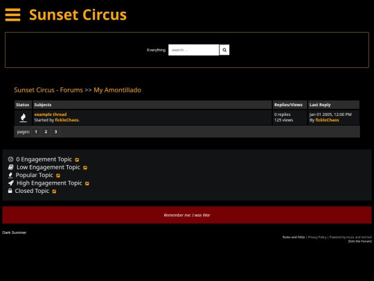 circus/my-amontillado screenshot