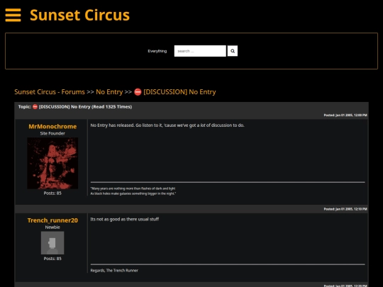 circus/no-entry/discussion-no-entry screenshot