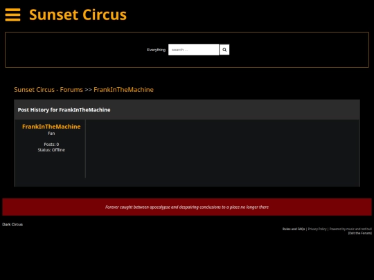 circus/users/FrankInTheMachine screenshot