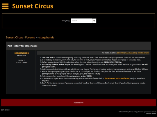 circus/users/stagehands screenshot