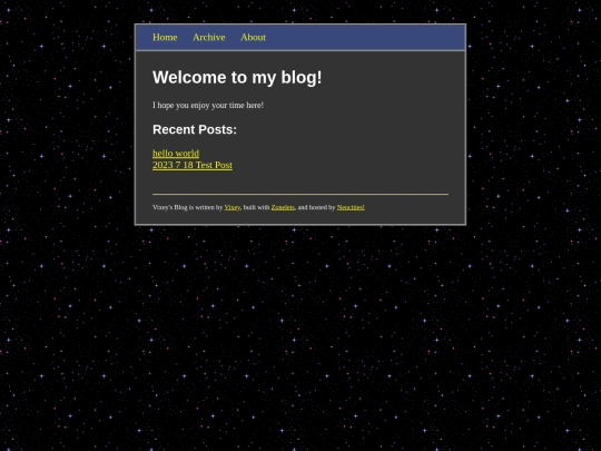 blog screenshot