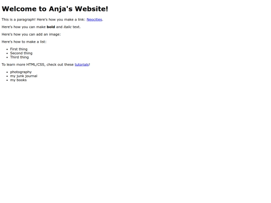 index screenshot