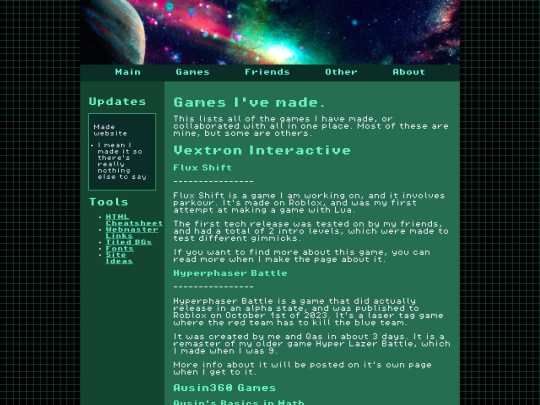 games screenshot