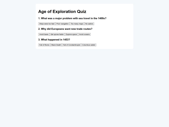 historyquiz1 screenshot