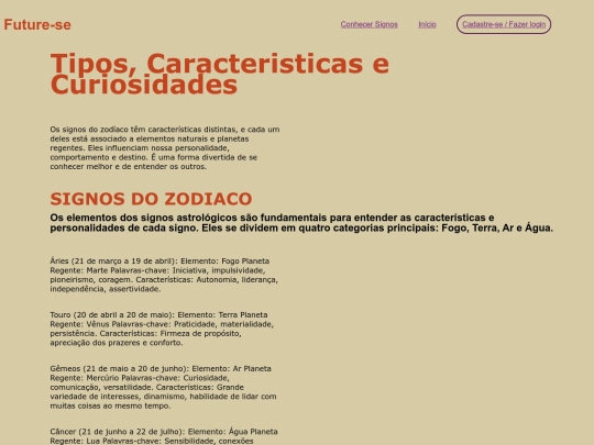 css/signos screenshot