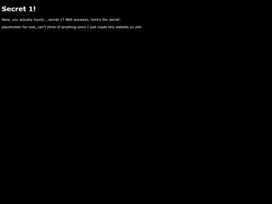 secret/secret1 screenshot