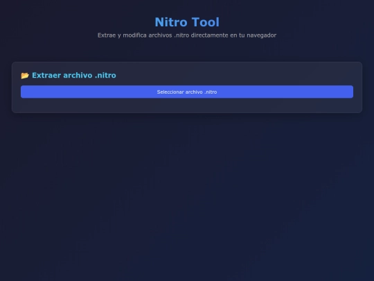 nitro-editor screenshot