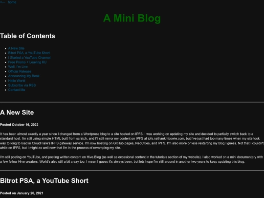 blog screenshot