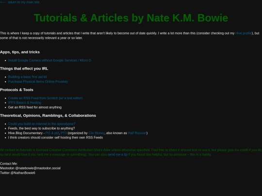 tutorials screenshot
