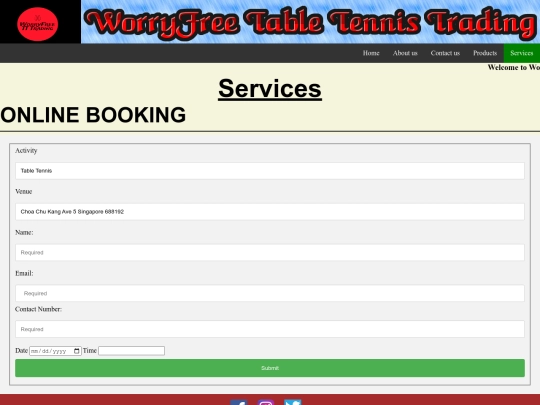 Services screenshot