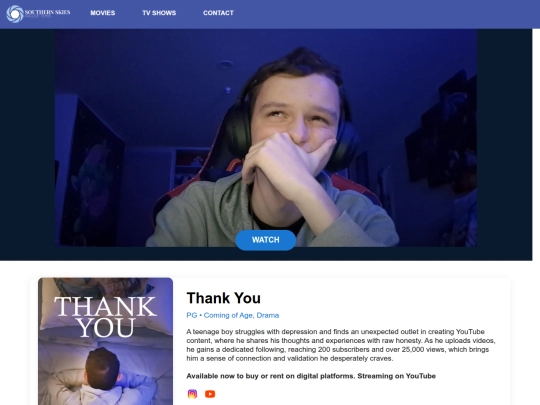 thank-you screenshot