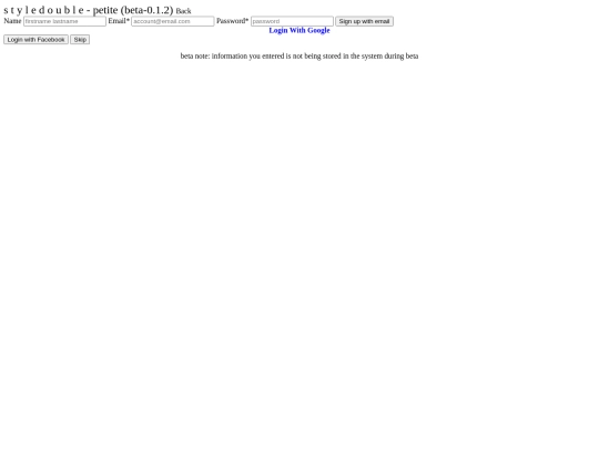 templates/signup screenshot