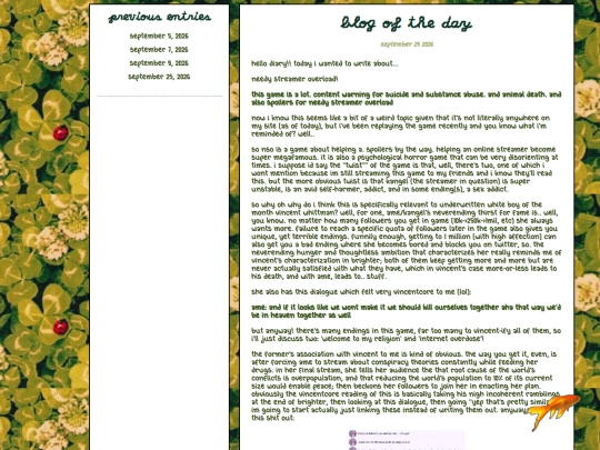 blog screenshot