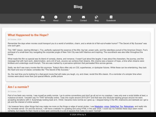 blog screenshot