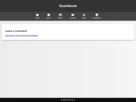 guestbook screenshot