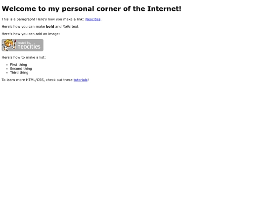 index screenshot