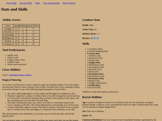 Stats screenshot