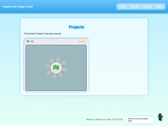 projects screenshot