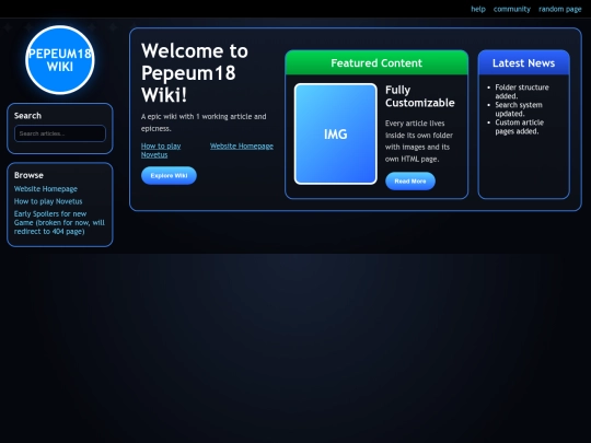 wiki screenshot