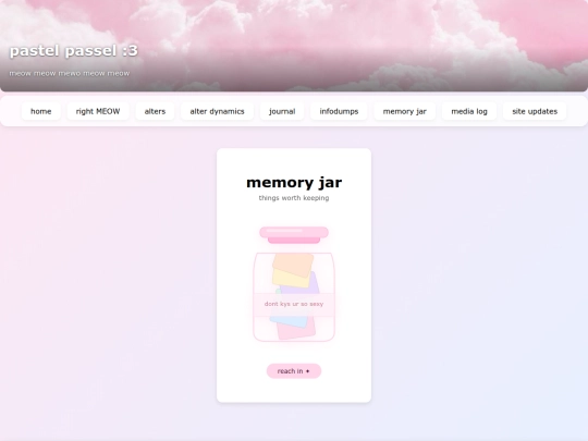 memoryjar screenshot