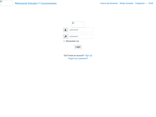 login screenshot