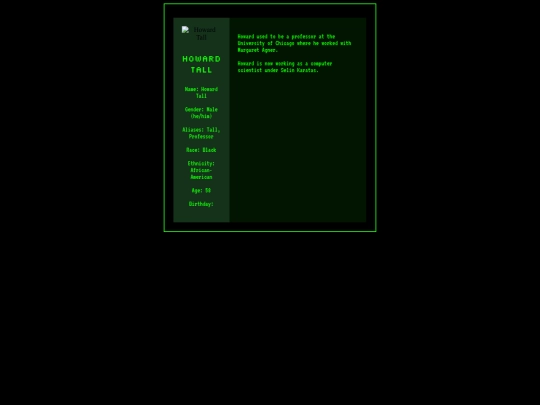 HowardTall screenshot