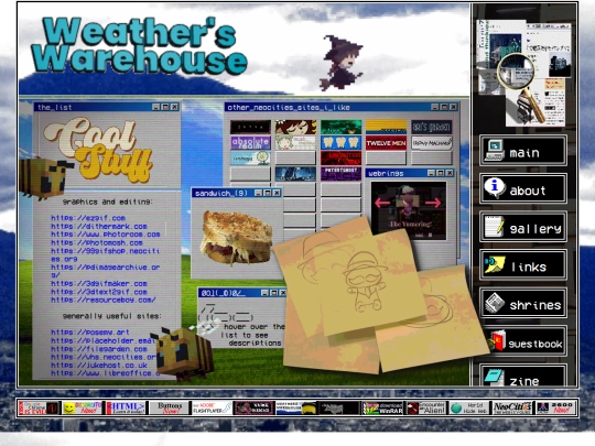 links screenshot