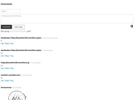 test screenshot