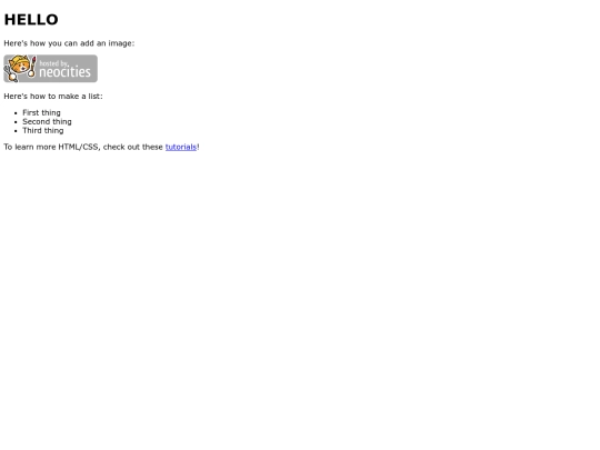 index screenshot