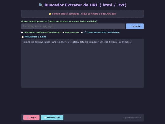 Buscador_Extrator_de_URL screenshot