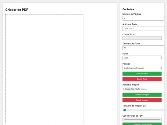 Criador.PDF screenshot