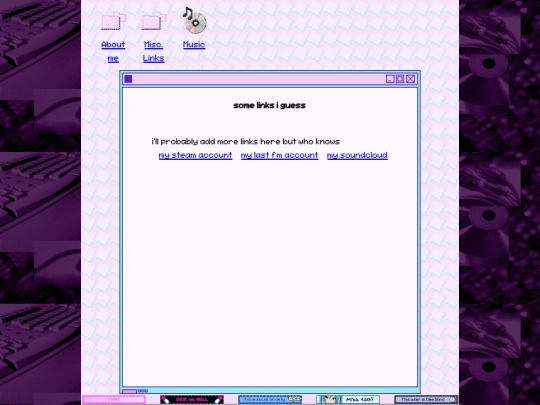 links screenshot