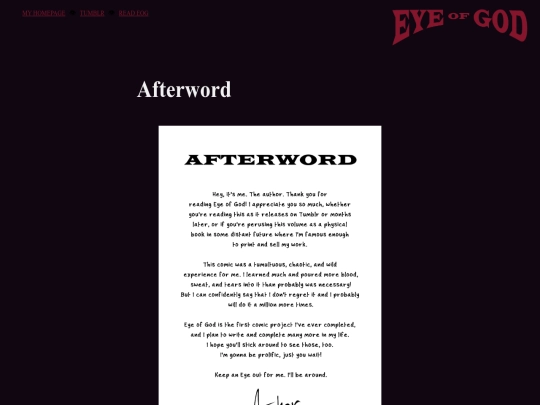 eogafterword screenshot