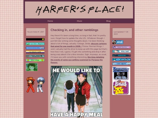 checking-in-and-other-ramblings screenshot