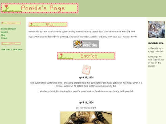 blog screenshot