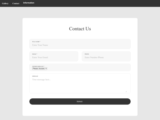 contact screenshot