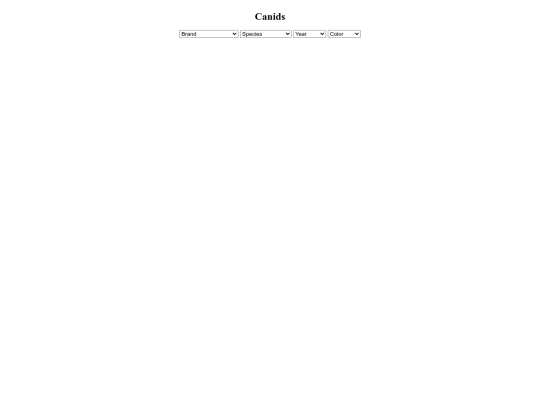 Gallery/Collection/Canids screenshot