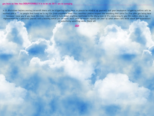 diary screenshot