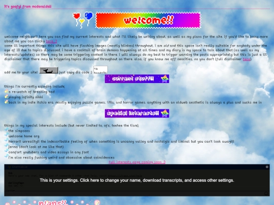 home screenshot