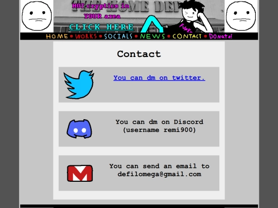 contact screenshot